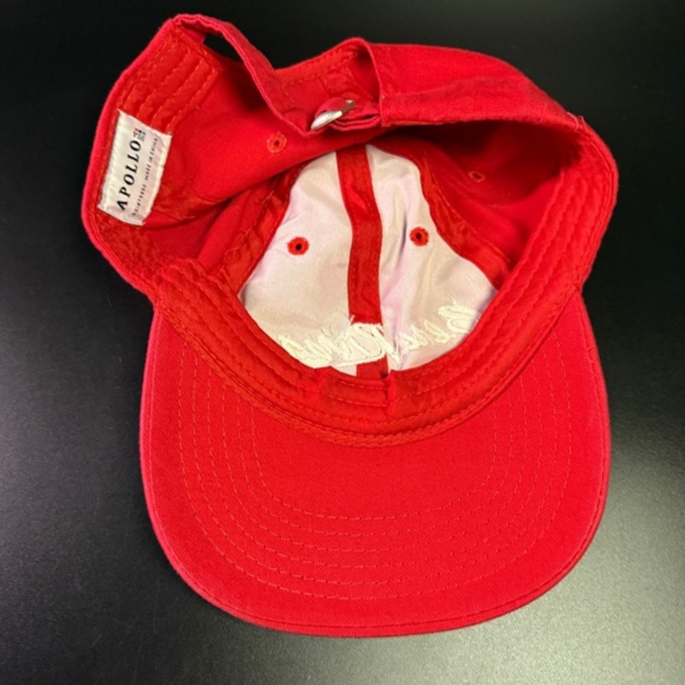 Beau Rivage Casino Apollo Red Cotton Adjustable Baseball Hat Mens Womens OSFM - Picture 2 of 2